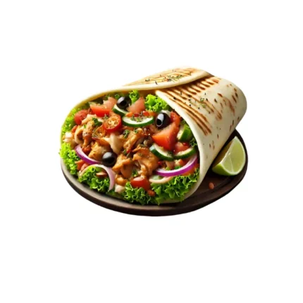 Lamb shawarma wrap